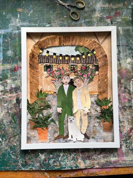 A Mallorca Wedding! Commissioned Art, Laura Homsey Original Artwork 2024