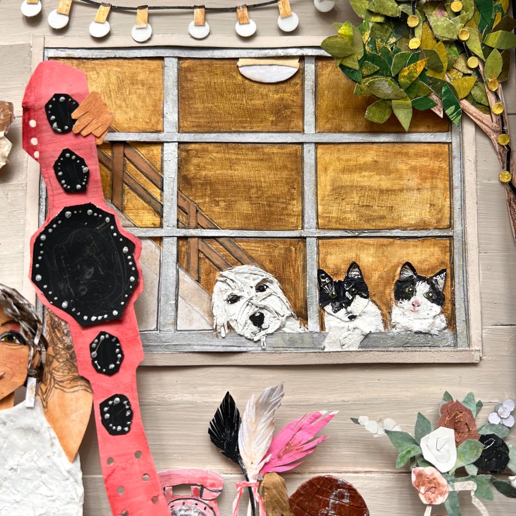 Celebrating a Paper Anniversary! Commissioned Art, Laura Homsey Original Art 2025